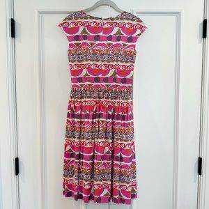 Prada Cap Sleeve Knee Length Dress - Size 40